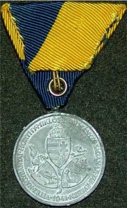 5d. Hungarian Medal. Occupation Medal for theBacka-Baranja region 1941. $100.00